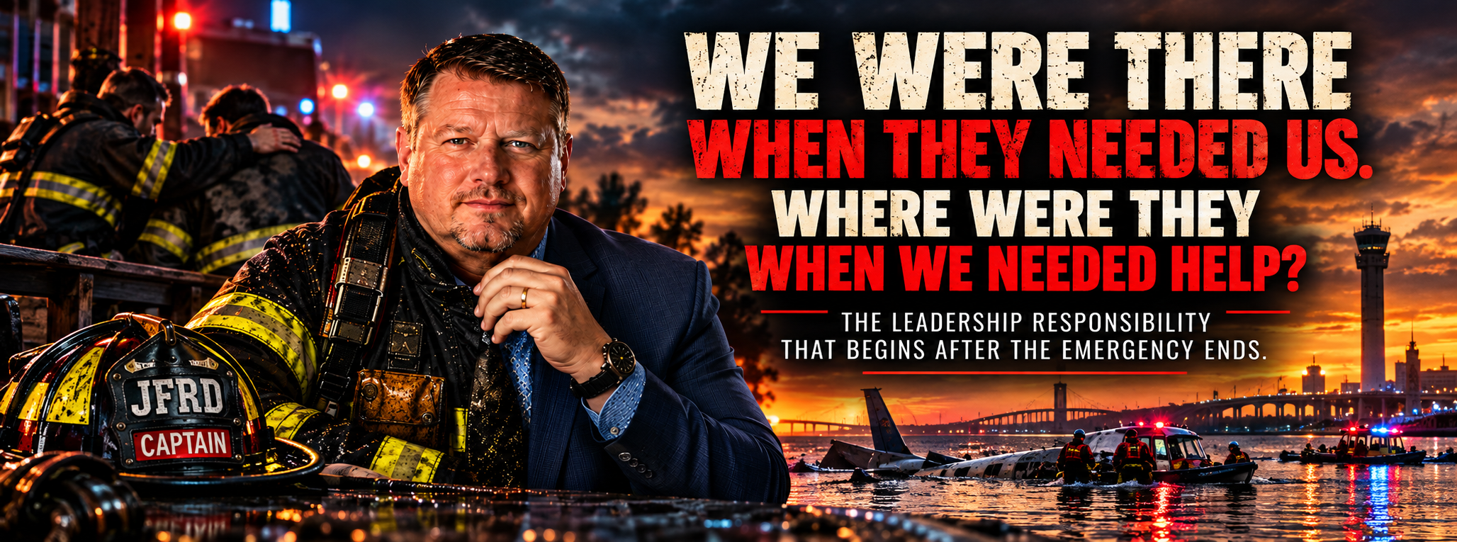 We were there when they needed us. Where were they when we needed help?